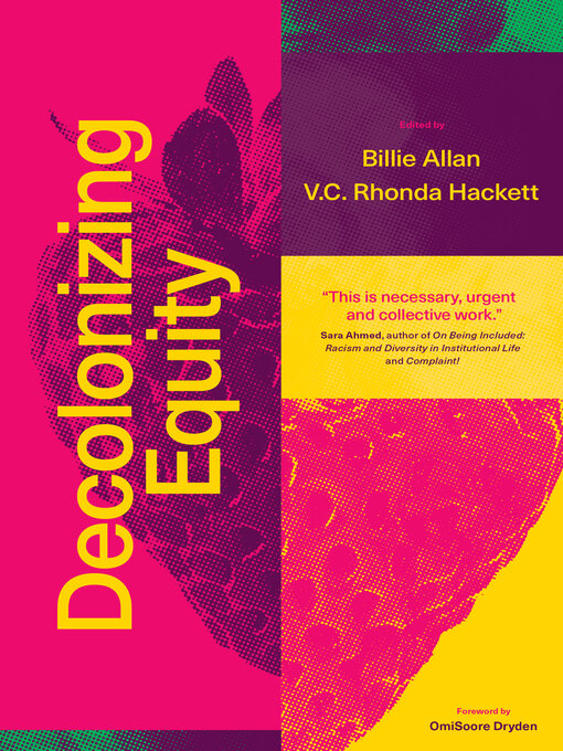 Title details for Decolonizing Equity by Billie Allan - Available